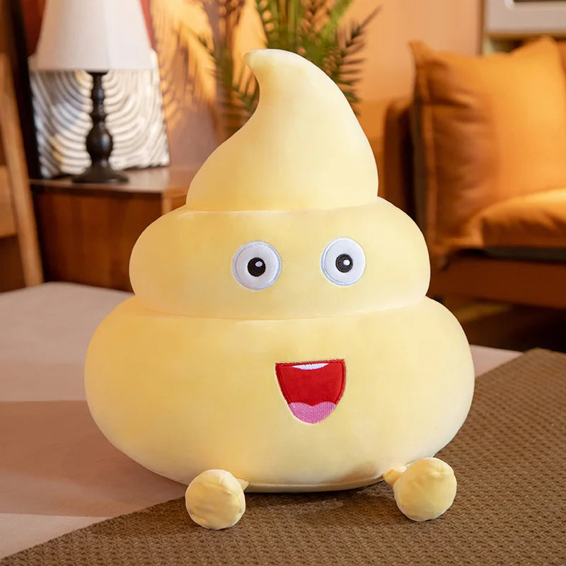 New 25cm/35/45CM Funny Poop Plushie Toys Simulation faeces Pillow Stuffed Soft Creative Sofa Cushion Interesting Birthday Gifts