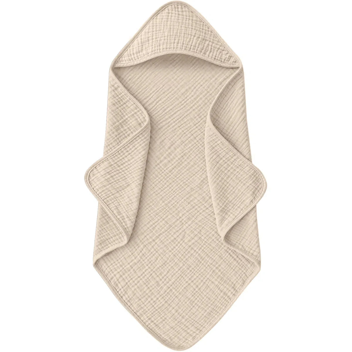 Muslin Hooded Baby Towel 100 Percent Cotton Ultra Soft Absorbent Bath Towel For Newborn Infants