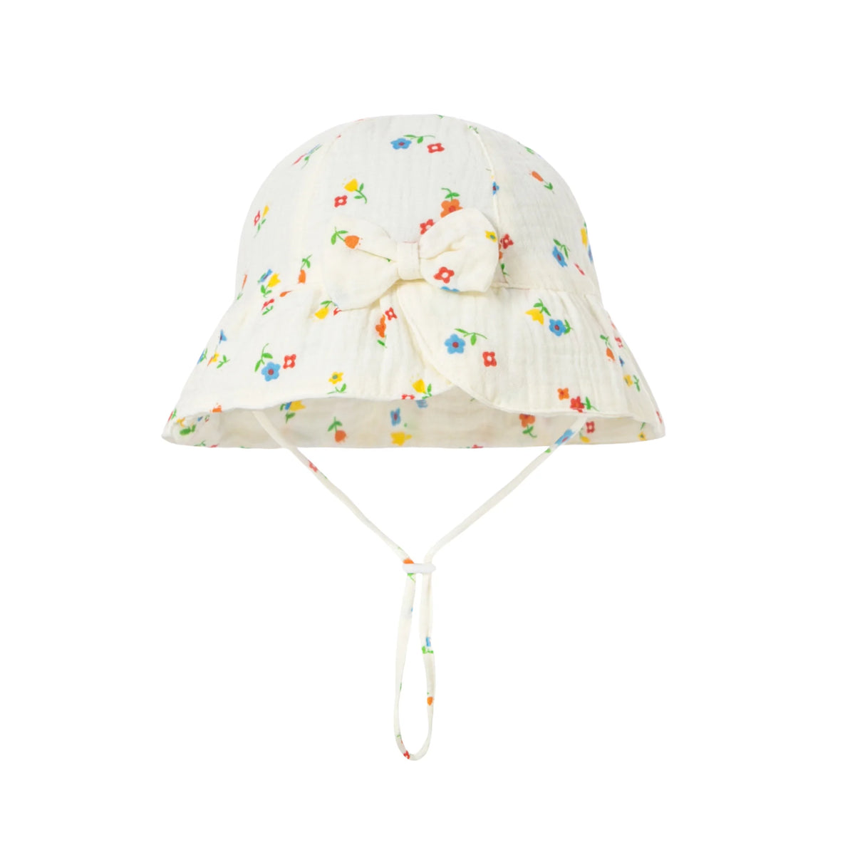 100 Percent Cotton Baby Bucket Hat Sun Protection 50cm Soft Skin Friendly Preschool Hat