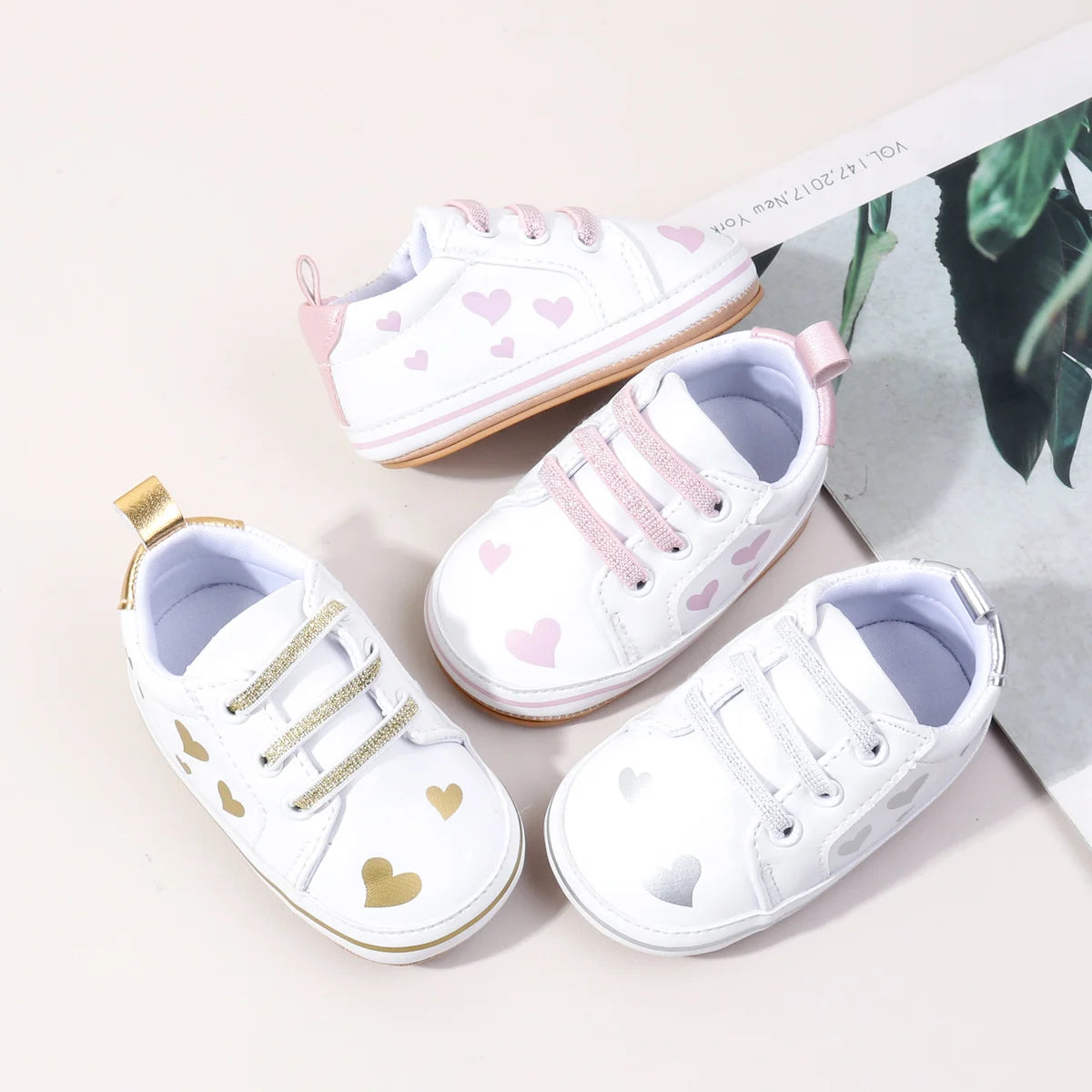 New Spring and Autumn Season Baby Shoes for Infants 0-2 Years Old, Anti-slip Learning-to-Walk Shoes for Boys and Girls