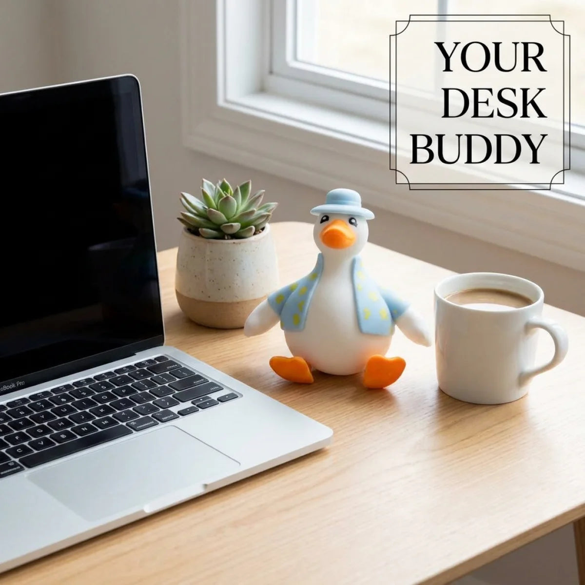 Duck Squishy Toy – Cute Fluffy Duckling Shape, Squeeze to Relieve Stress, Portable Size, Unzip Flower Feature,Fun for All Ages