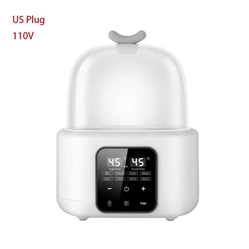 Baby Bottle Warmer And Sterilizer With Steam Disinfection And Intelligent Insulation Thermostat Model 220V Two Bottles