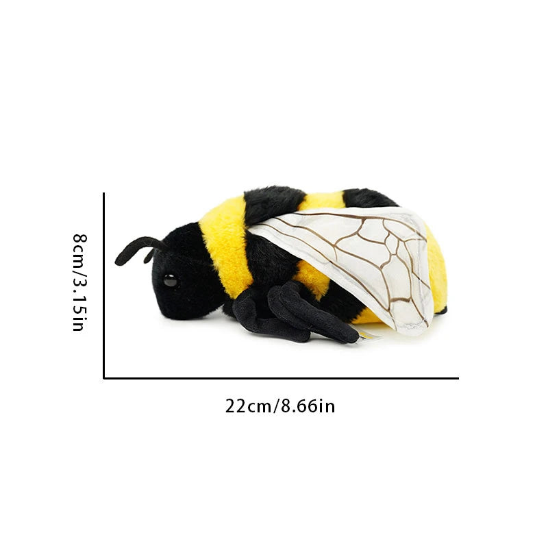 Wholesale 1pcs 6 Kinds Of Insects Plush Toys Lifelike Butterfly Ant Bee Ladybug Mantis Spider Funny Simulated Insect Model Doll