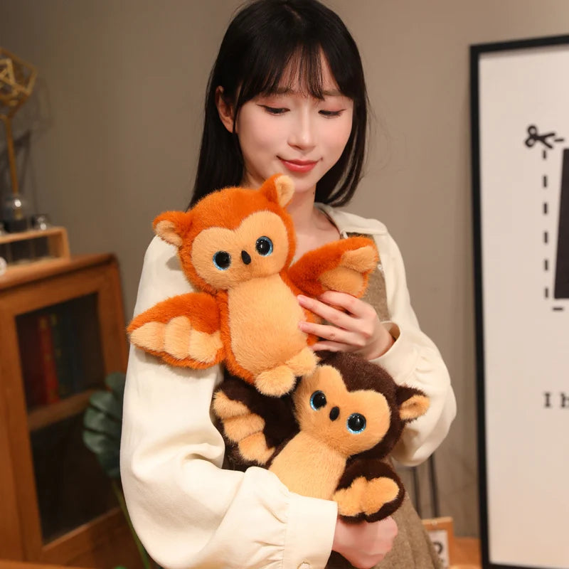 1pc Lifelike Owl Plush Toy Simulation Macaw Doll Cartoon Stuffed Bird Animal Plush Doll Birthday Gift For Kids Home Decoration