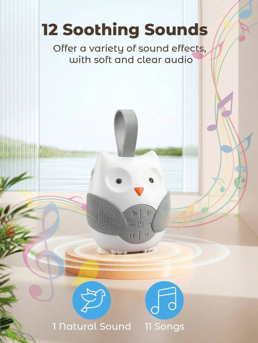 Portable Sleep Sound Toddler White Noise Machine Soothing Music Player Sleep Home for Baby Room Stroller Lullaby boys Girls Gift