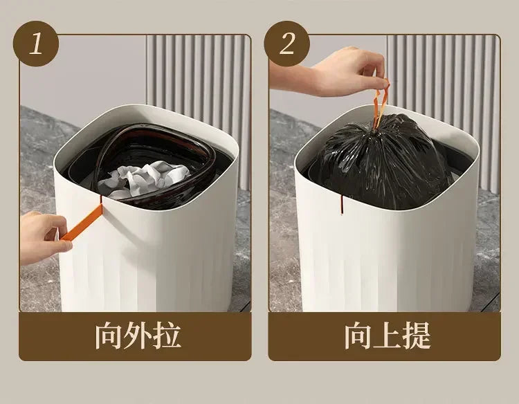 20L Smart Trash Can with Lid Waterproof Large-capacity Trash Bin Rechargable Automatic Garbage Can Fo Kitchen Bedroo Wastebasket