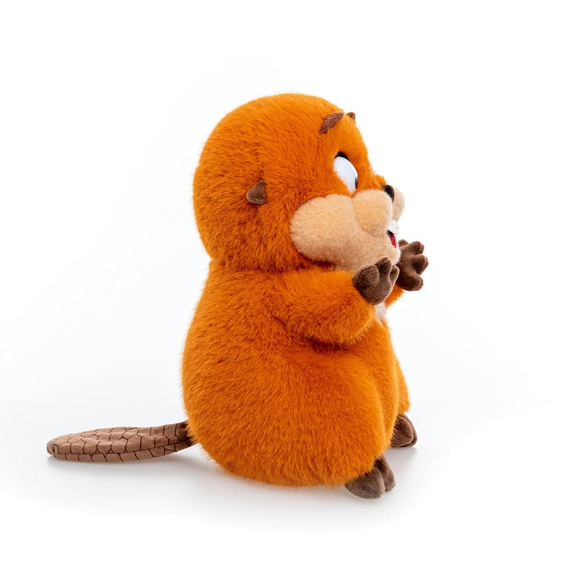 Nice Anime Hoppers Plush Cute King Georges Tom Lizard Plush Soft Stuffed Animal Beaver Plushie Doll Toy Birthday Gift For Kid