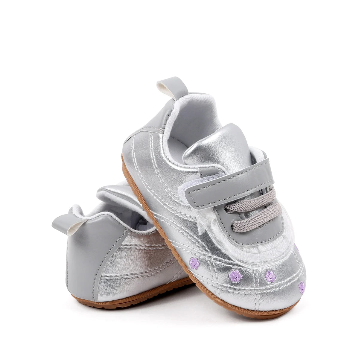 Baby Boys And Girls First Walking Toddler Shoes High Quality Baby Sneaker For 0-18 Months Spring And Autumn Soft TPR Sole