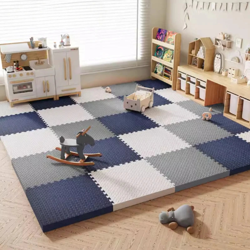 Children's Game Puzzle Floor Mat Durable Non-slip Carpet for Fitness Equipment Mats Bedroom Living Room Home Decoration