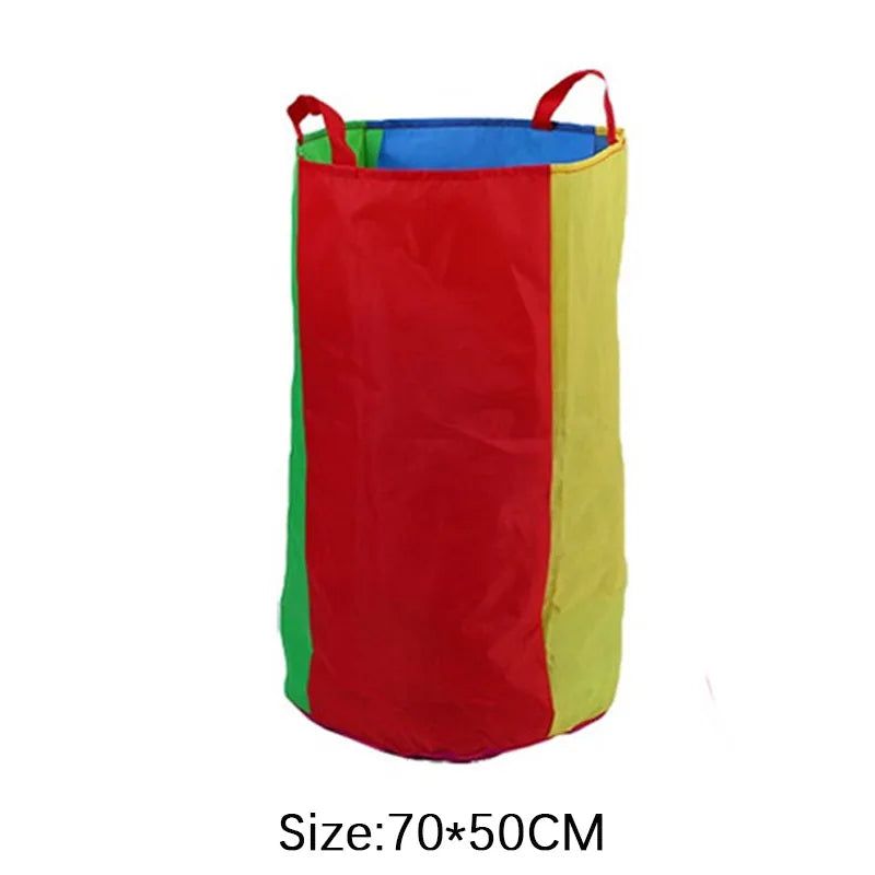Racing Jumping Bag For Kids Outdoor Game 70x50 Cm Multiple Colors Red Blue Green Yellow Rainbow