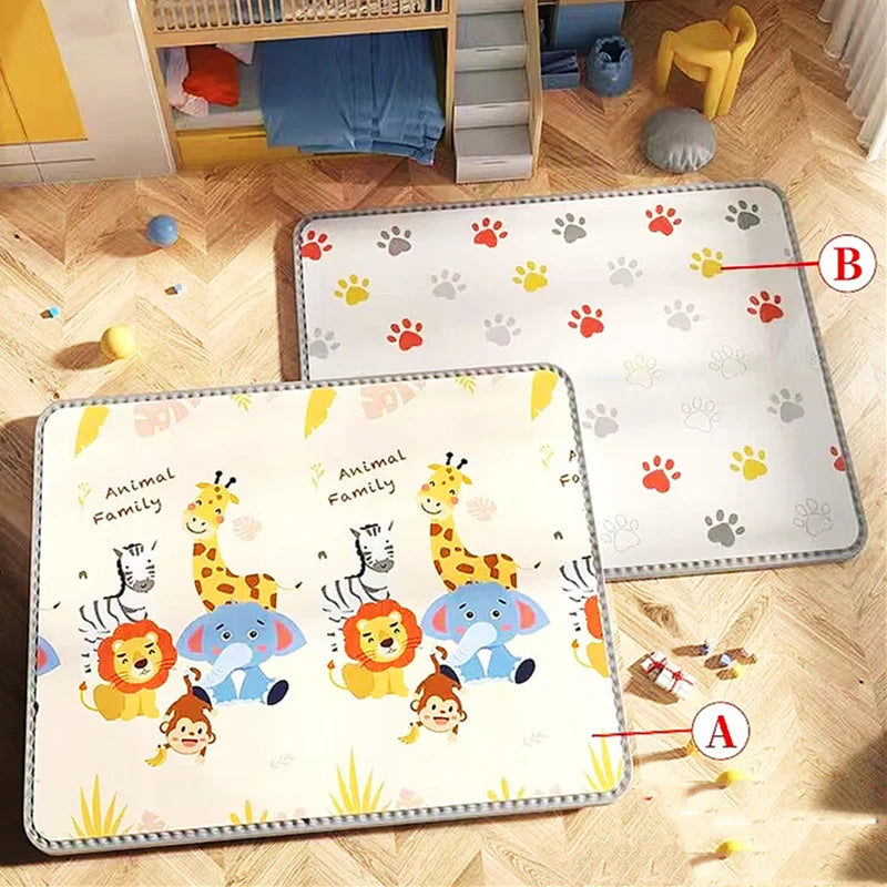 Double Sided Pattern Baby Activity Mat Non-Toxic EPE Crawling Gym For Children Play Rug