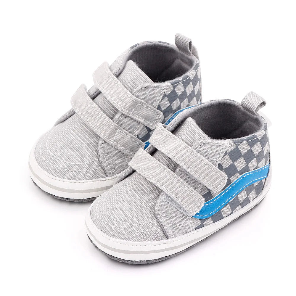 Baby Casual Shoes for Boy Spring Autumn Soft Soled Hook & Loop Fashion Design Comfortable Walking Sneakers Infant Shoes D2545