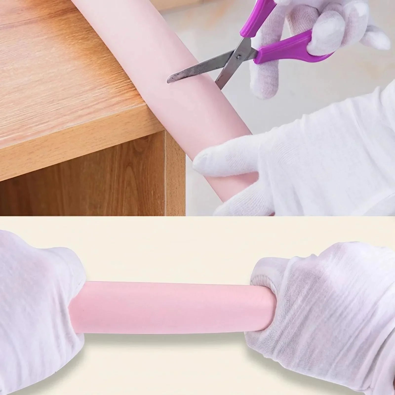 207cm Baby Safety Corner Protector L Shape Thickened Edge Bumper Guard for Kids Furniture Childproof Table Edge Cushion
