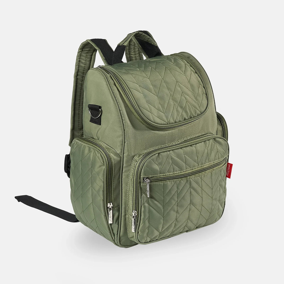 Large Capacity Nappy Backpack Diaper Bag Waterproof Multi Function With Stroller Hooks Model LCN01