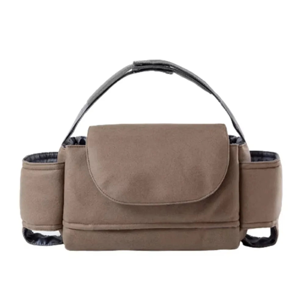 Large Capacity Baby Pram Organizer Multifunctional Insulated Pocket Stroller Hanging Bag wirh Tissue Bag Detachable Design
