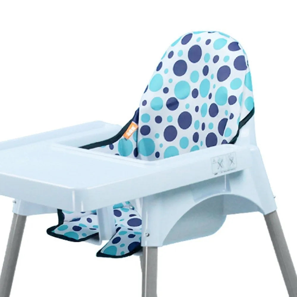 Soft Baby Dining Chair Seat Cover Comfortable Polka Dots Breathable Pad Liner Breathable Yellow High Chair Accessories Summer