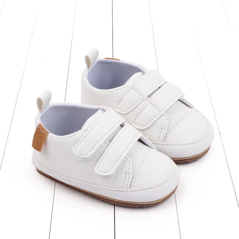 2025 New Fashion Baby Casual Sneaker Spring and Autumn Soft PU and TPR Sole Anti-slip High Quality Hot Selling for 0-18M