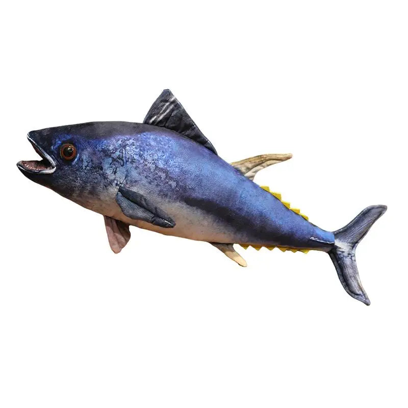 Hot Wholesale Stuffed Fish Throw Pillow 55/75/95cm 3d Simulation Tuna Plush Toys Creative Sofa Pillow Cushion Gift Kids Toy