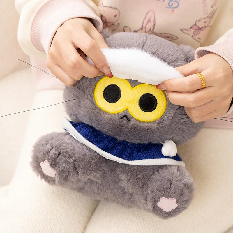 Hot Cute Cartoon Cloud Cat Gd G-dragon Cat Doll Zoa Gas Tank Cat Plush Toy Doll Accessories Cat Doll Bag Pendant Children's Gift