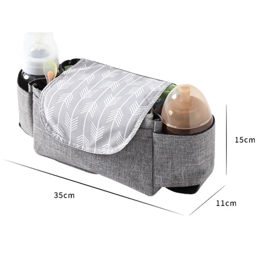 Infant Nappy Bags Pram Buggy Carriage Mummy Bag Stroller Storage Bag Bottle Holder Baby Pram Organizer Stroller Cup Holder