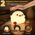 Cute Silicone Sheep Patting LED Night Light USB Rechargeable Dimmable Eye-Friendly Lamp for Kids Bedroom Decor Birthday Gift