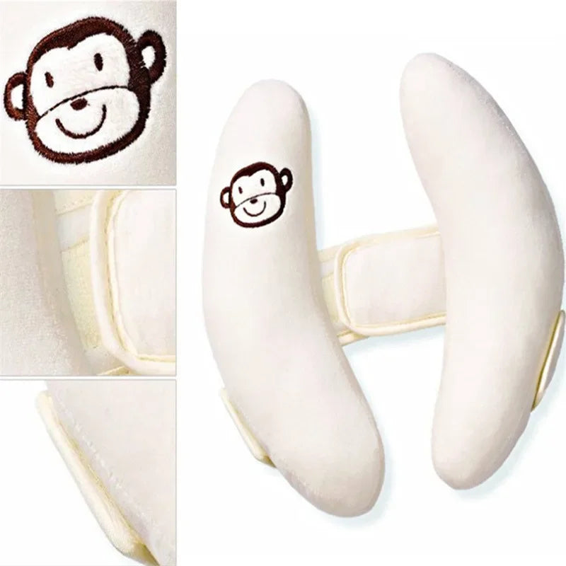 Baby Head Shaping Pillow Protects Cervical Neck Banana Pillow Seat Pillow Anti Deviation Head Baby Pillow Soft