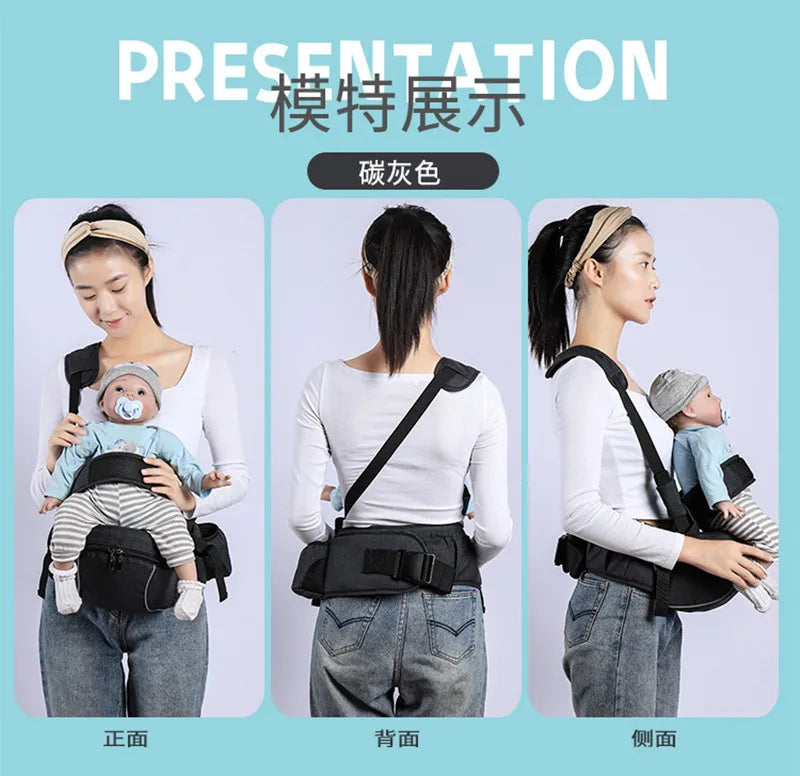 Baby Carrier Hipseat 2-24 Months Baby Sling Breathable Waist Stool Walkers Hold Waist Belt Kangaroo Belt Kids Infant Hip Seat