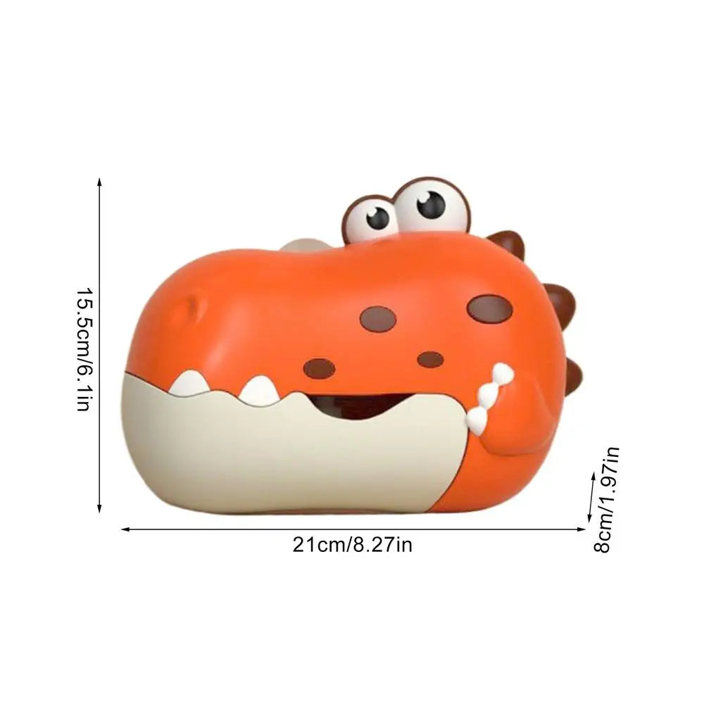 Baby Bath Bubble Machine Dinosaur Kids Bath Toy Bathtub Soap Automatic Bubble Maker Baby Bathroom Toy Children Boy Girl Gifts