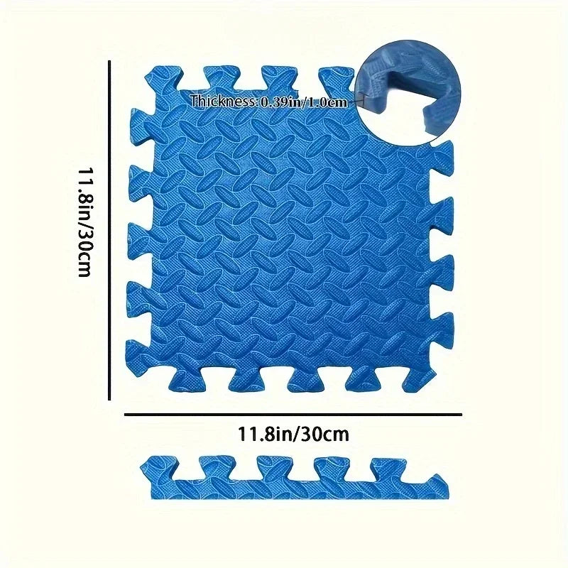 EVA Puzzle Mat 30x30cm Interlocking Non Slip Waterproof Baby Play Floor Tiles Foam Rug