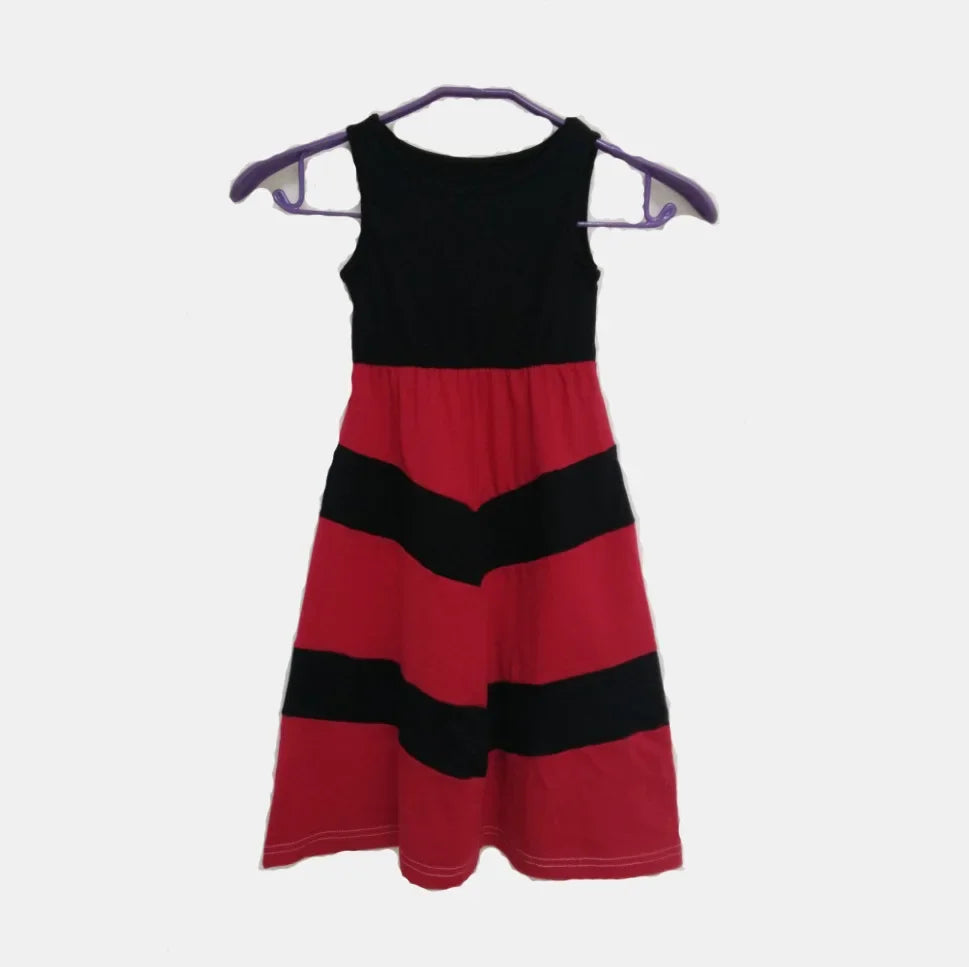 Beach Mother Daughter Dress Children's Clothing Vestidos Boho Long Dress Women Family Matching Outfits Girls Dresses Kids Summer