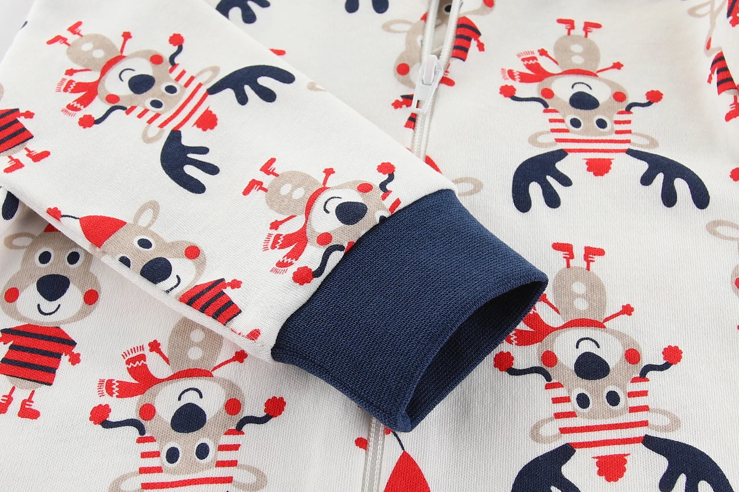 2 PCS/Lot Kiddiezoom Four Seasons Fashion Cartoon 100%Cotton Zipper Long Sleeve Baby Boy Girl Rompers Soft Newborn Clothing