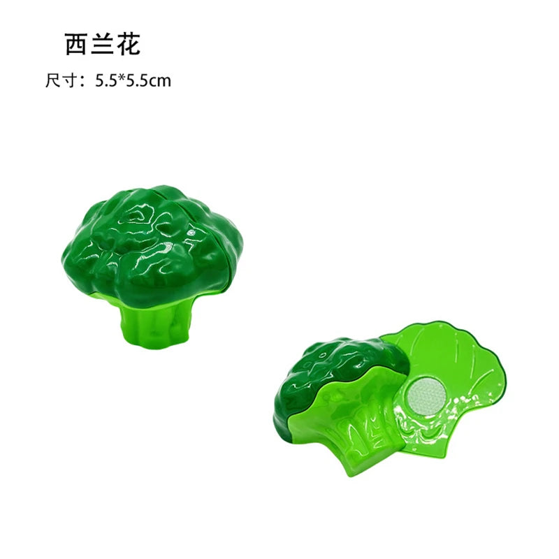 Chechele Montessori Paste Simulation Educational Toy for Sensory Decompression Durian Grapefruit Cherry 1Pcs
