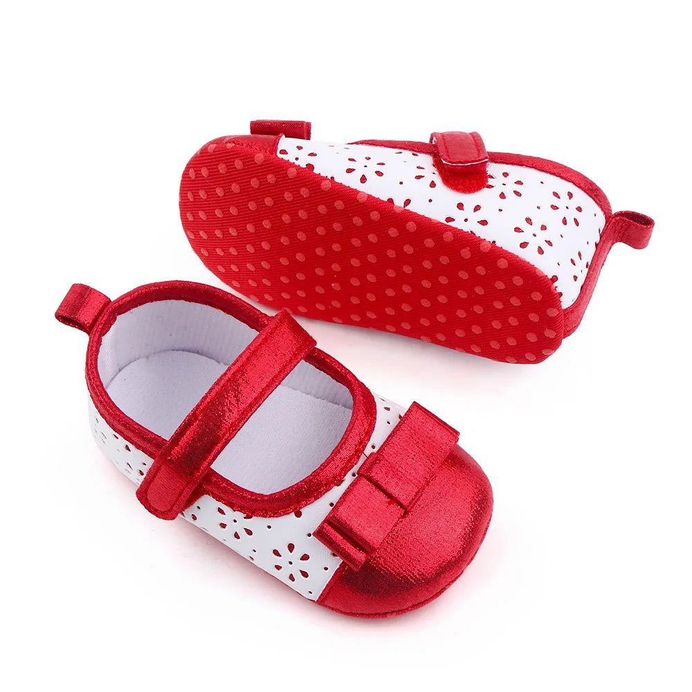 2025 Hot Selling New Style Spring Autumn Newborn Baby First  Toddler Shoes Cute Bow Princess Shoes New Casual Shoes For 0-18M