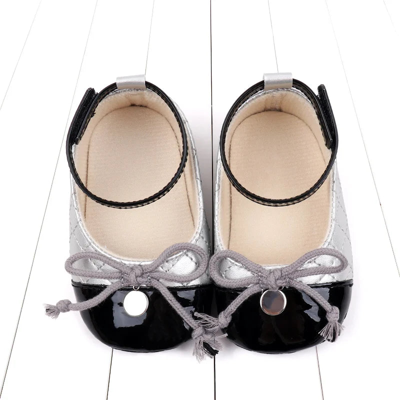 2025 New Fashion Spring and Summer Baby Girl Style Cute Bowknot Sandal Soft Cotton For 0-18 months High Quality PU Baby Shoes