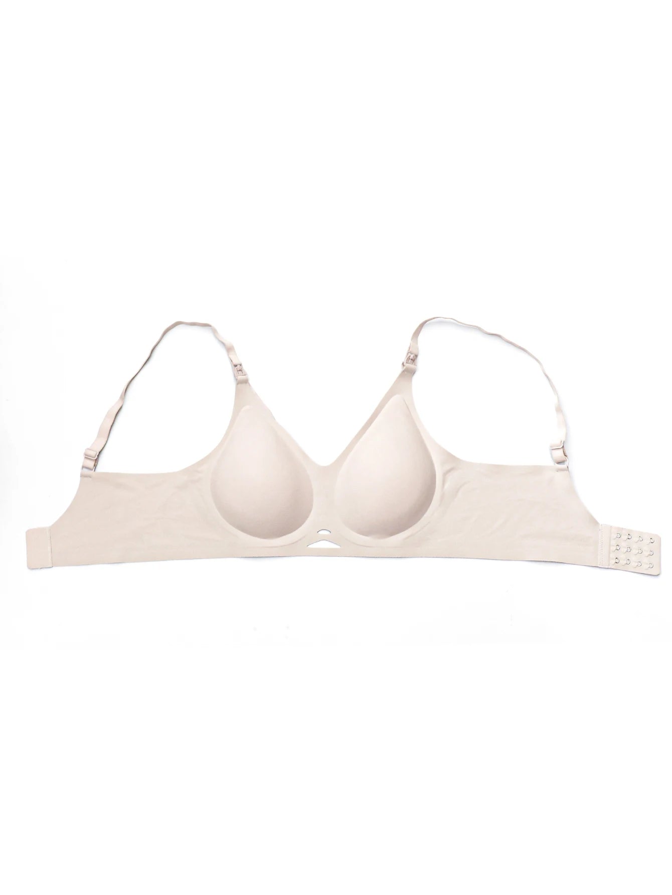 New Pregnant Women'S Front Opening Bra With Comfortable And Seamless V-Neck And Removable Cups Design Daily Breastfeeding Bra