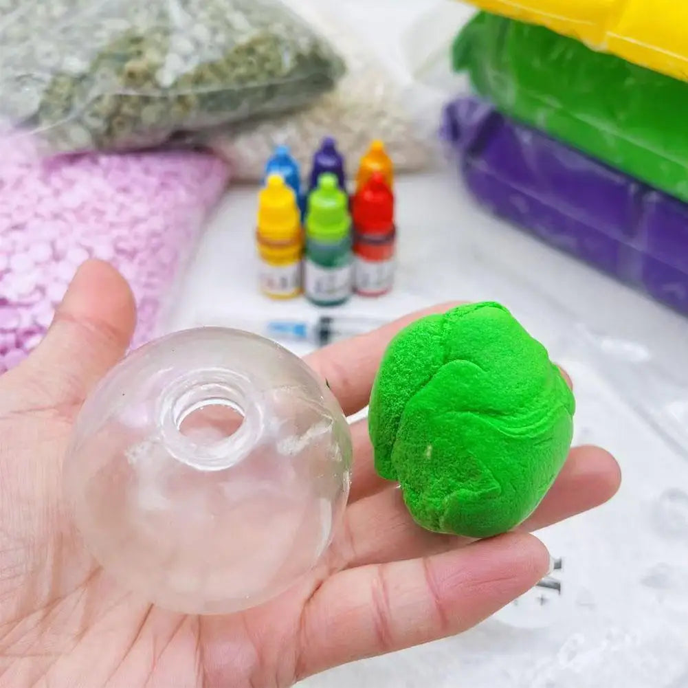DIY Empty Ball Shell for Handmade Squishy Toy Clear Soft Rubber Skin for Maltose Squeeze Ball Creative Stress Relief Toy