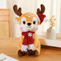 Latest Christmas Scarf, Deer Doll Pillow, Kawaii Stuffed Plush Toy Doll, Cartoon Anime, Cute Children's Birthday Gift, Fun Doll