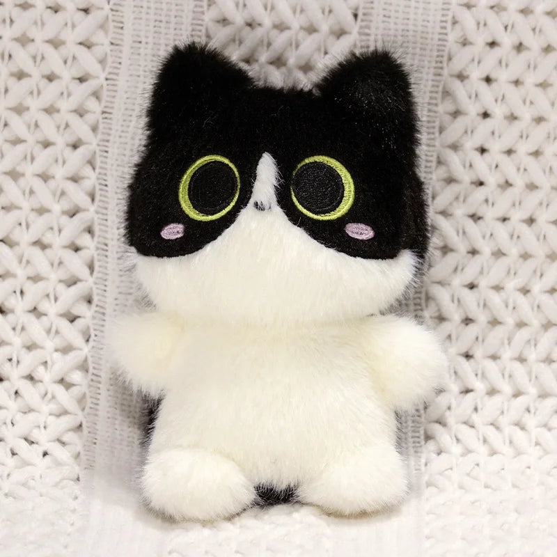 Aurora World 20cm Siamese Cat Plush Toy Orange And Black Kitten Animal Doll For Kids Birthday Gift