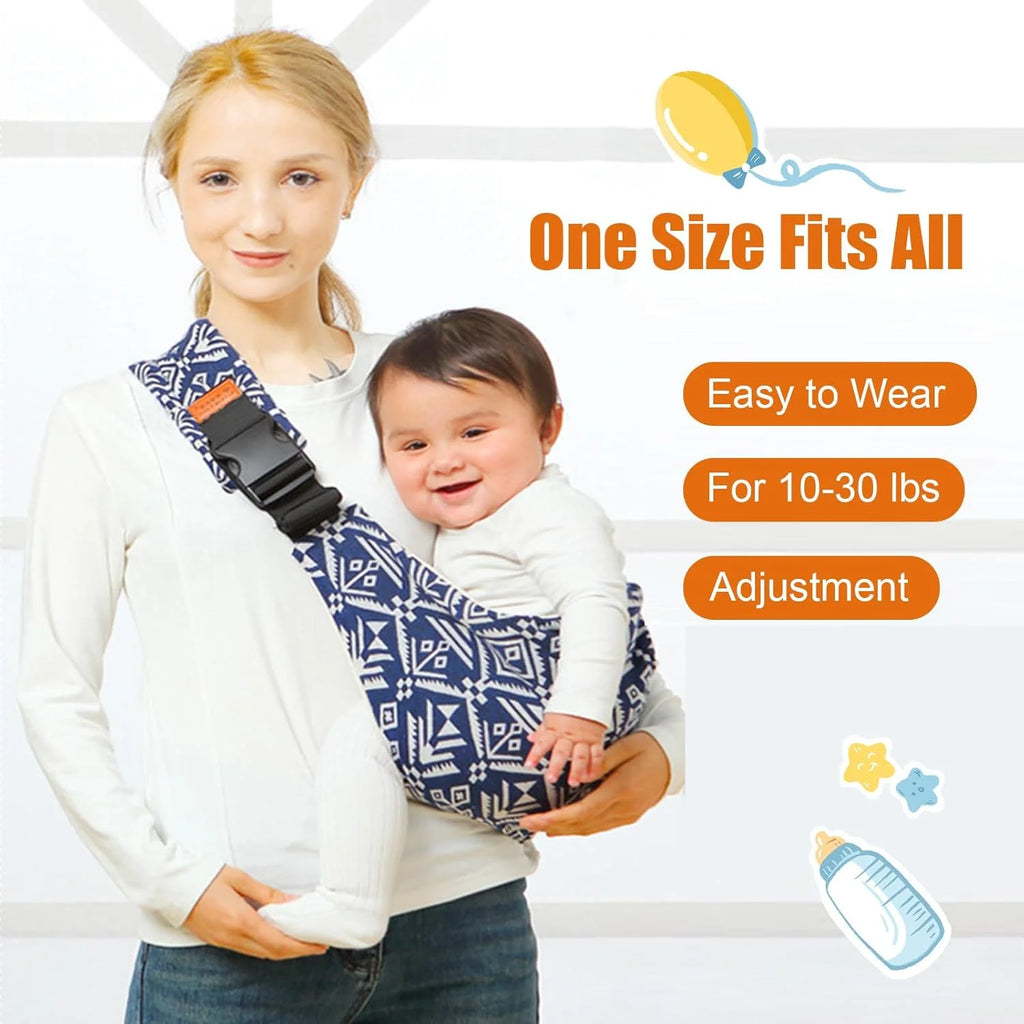 Baby Sling Carrier Baby Carrier Newborn to Toddler Sling Lightweight Baby Carrier Sling with Adjustable Straps Toddler Carrier