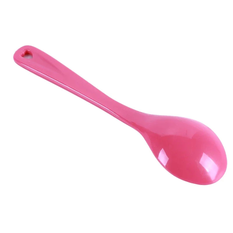 Baby Toddler Feeding Spoons Safe Plastic Baby Training Eating Spoons Set Food For Kids Color Small Spoon