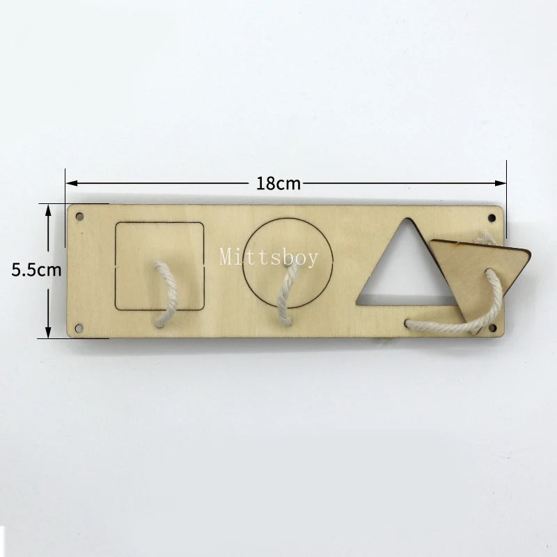 Wooden Busy Board Key Lock Switch Slides Paillette Educational Toy For Early Learning Kls-01
