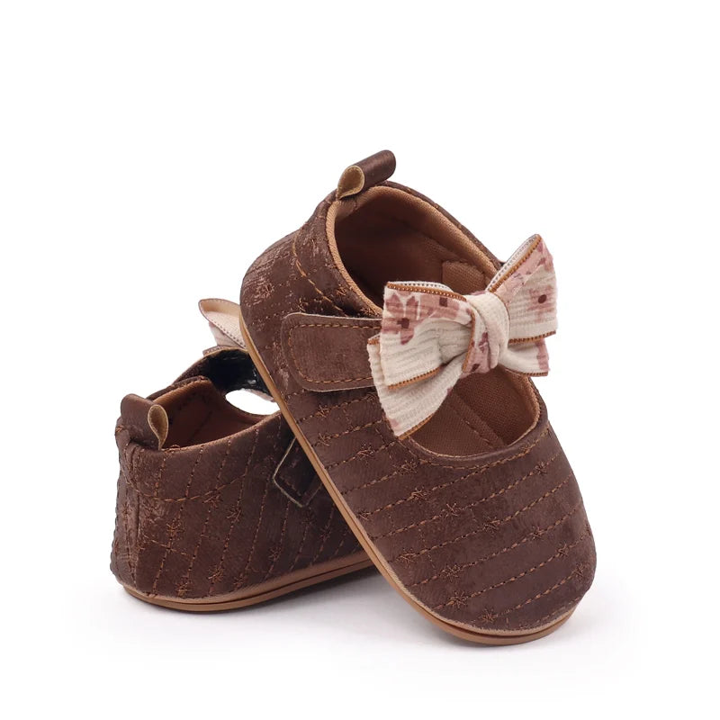New Spring And Autumn Baby Girls First Walking Indoor Outdoor Toddler Shoes With Fashion Design For 0-18M Baby Princess Shoes