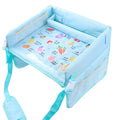Organizer Tray Foldable for Car Child Safety Seat Stroller Kids Toy Food Cup Holder Desk Waterproof Baby Car Seat Organizer