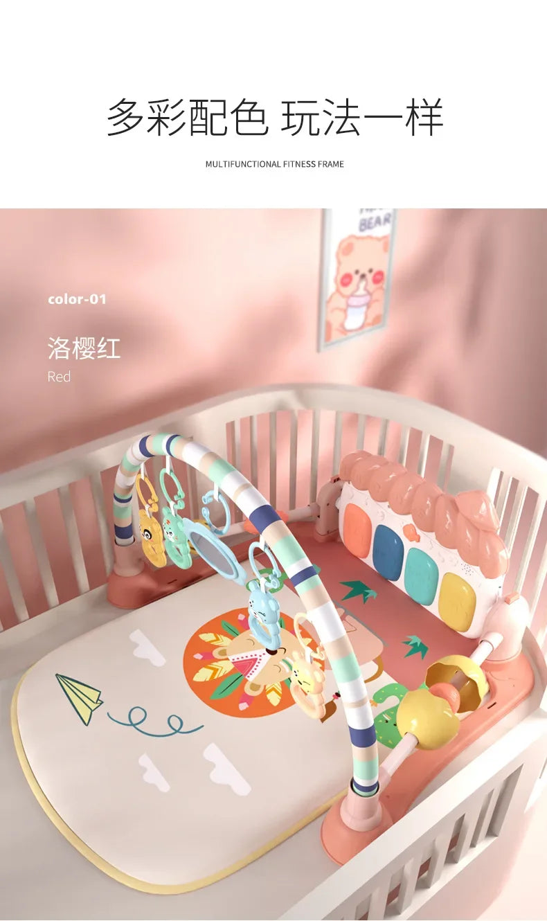 Baby Fitness Piano Mats Cute Toddler Indoor Activity Crawling Musical Educational Gym Soft Playmat For Newborn Baby Infant Gifts