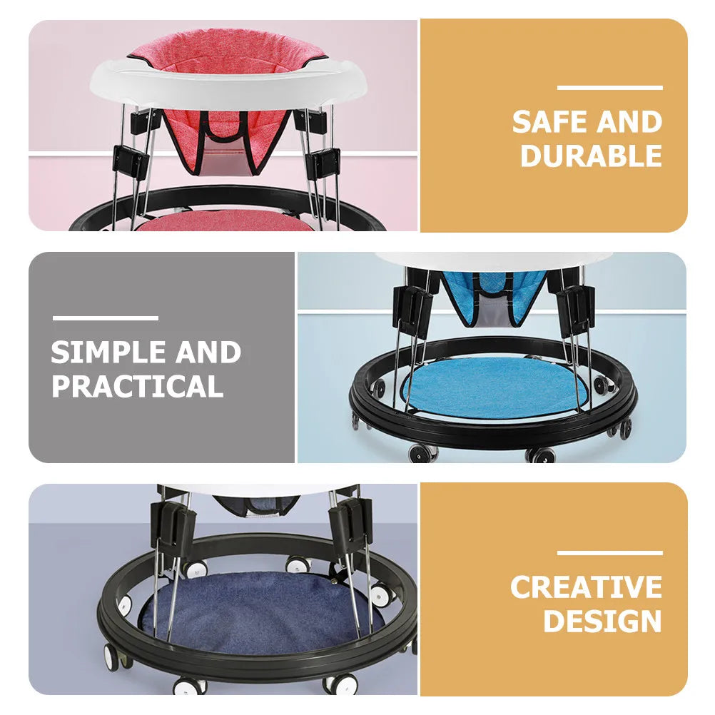 2pcs Baby Walker Foot Rest Universal Foot Pad Soft Fabric Support For Newborn Toddler Comfortable Sitting Sleeping Walker