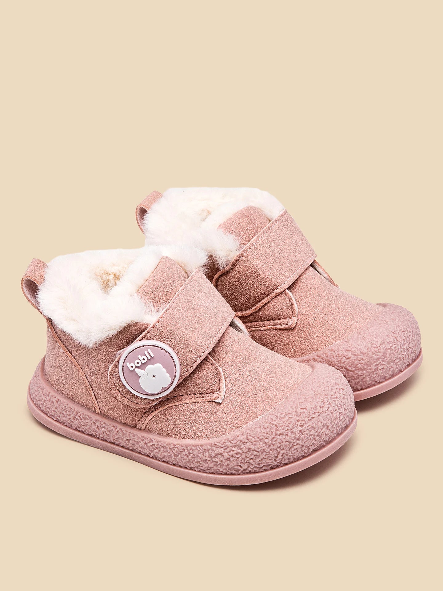 Hot Sale Winter Baby Boys And Girls First Walking Outdoor Toddler Cotton Shoes For 0-3Y High Quality Fleece-lined Design