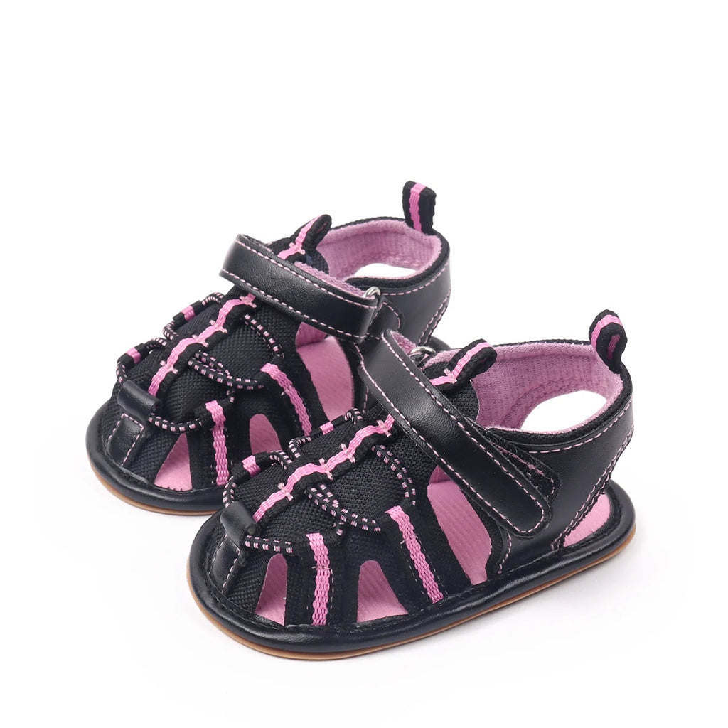 Spring And Aummer New Baby Shoes For Boys And Girls; Infant Cute Sandals With Anti-slip Rubber Soles For Llearning To Walk
