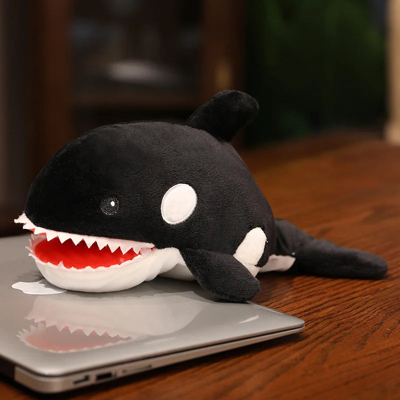 Hot Crocodile Shark Killer Whale Plush Hand Puppets Lifelike Tropical Fish Penguin Octopus Hand Puppets For Kids Adults Muppets