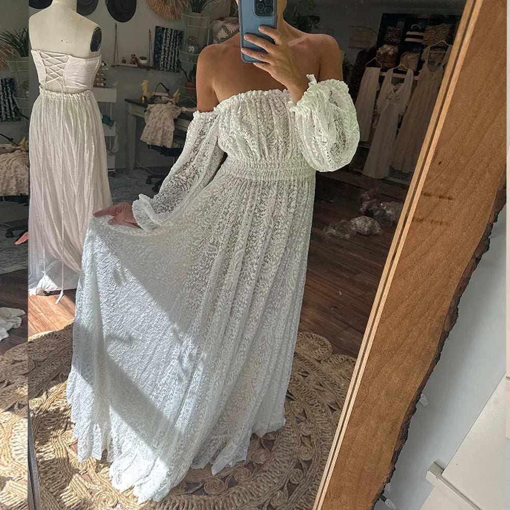 Lace Dress Maternity Dress