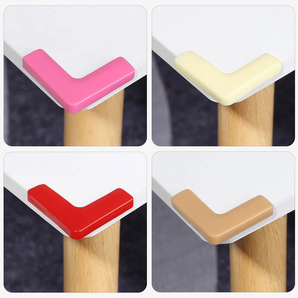 4pcs Silicone Safety Window Head Protection Corner Edge Corner Protection Sleeve Aluminum Steel Child Window Anti-collision
